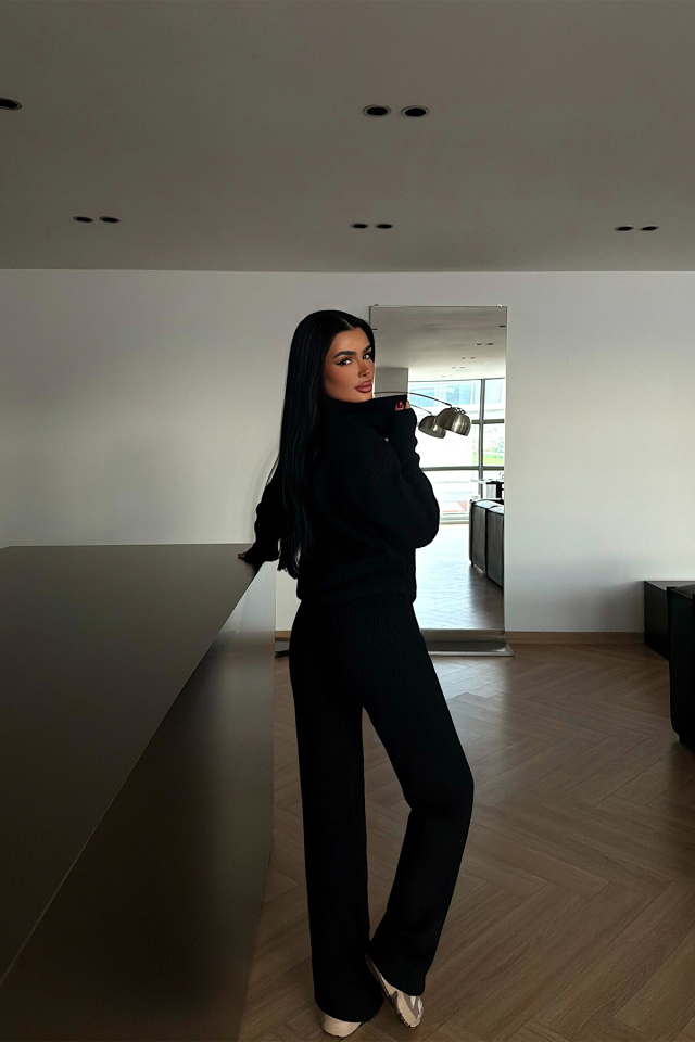 Siyah Nalani Triko Takım ATE-4271 - 4