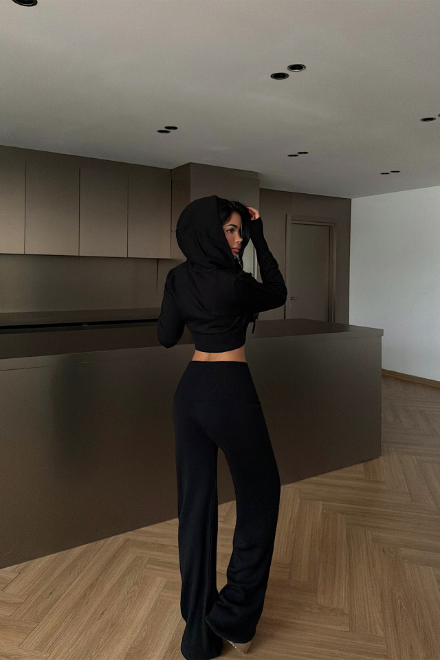 Siyah Vinicia Triko Takım ATE-4329 - 4