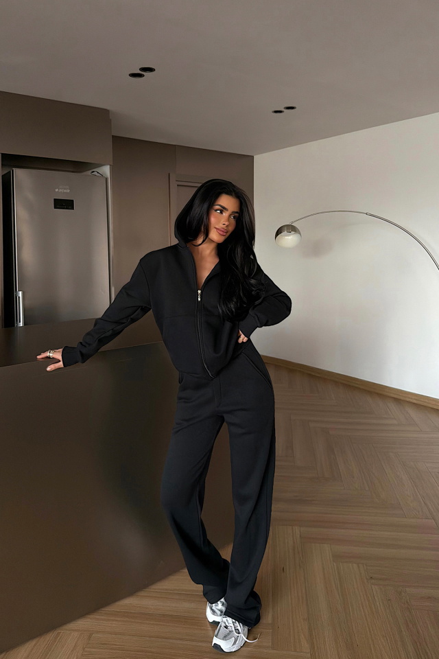 Siyah Rodeo Eşofman Takımı ATE-4410 - 1