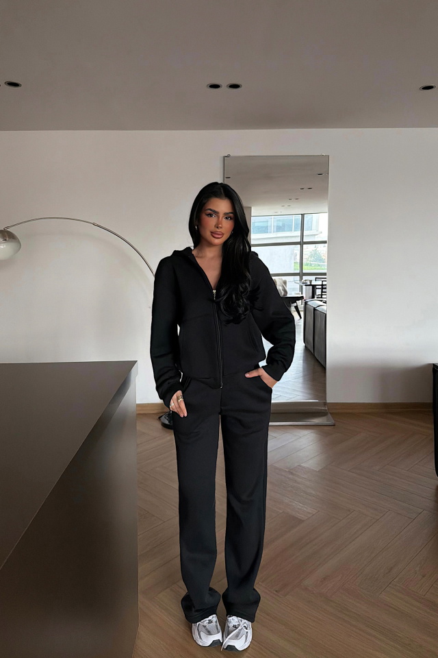 Siyah Rodeo Eşofman Takımı ATE-4410 - 3