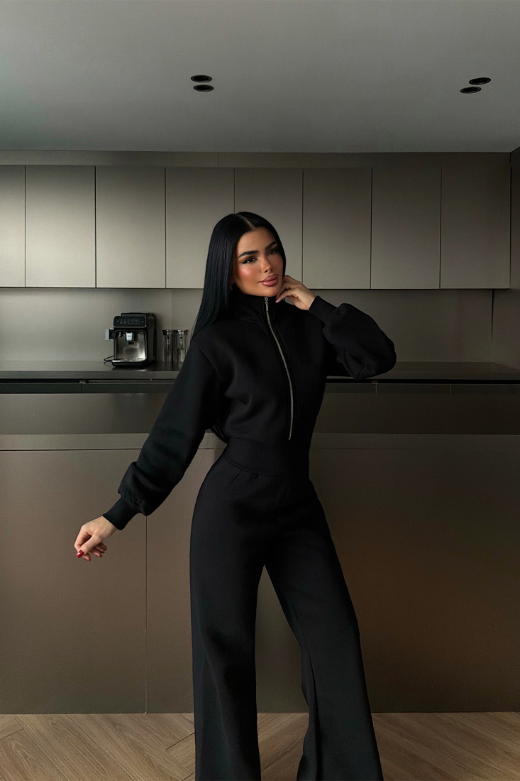 Siyah İssoly Tulum ATE-4294 - EYYO