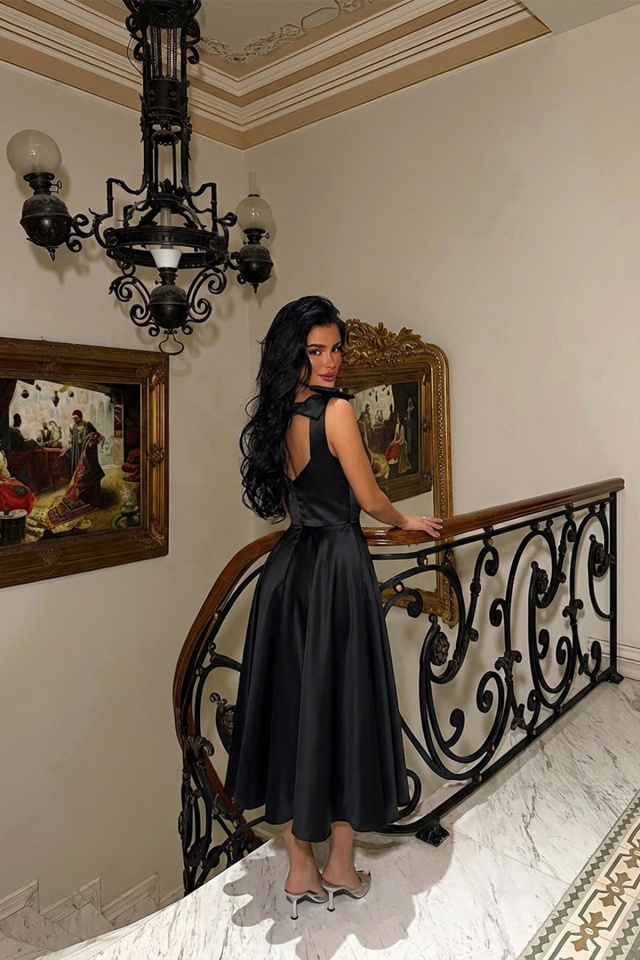 Siyah Jubillee Abiye ATE-3938 - 2