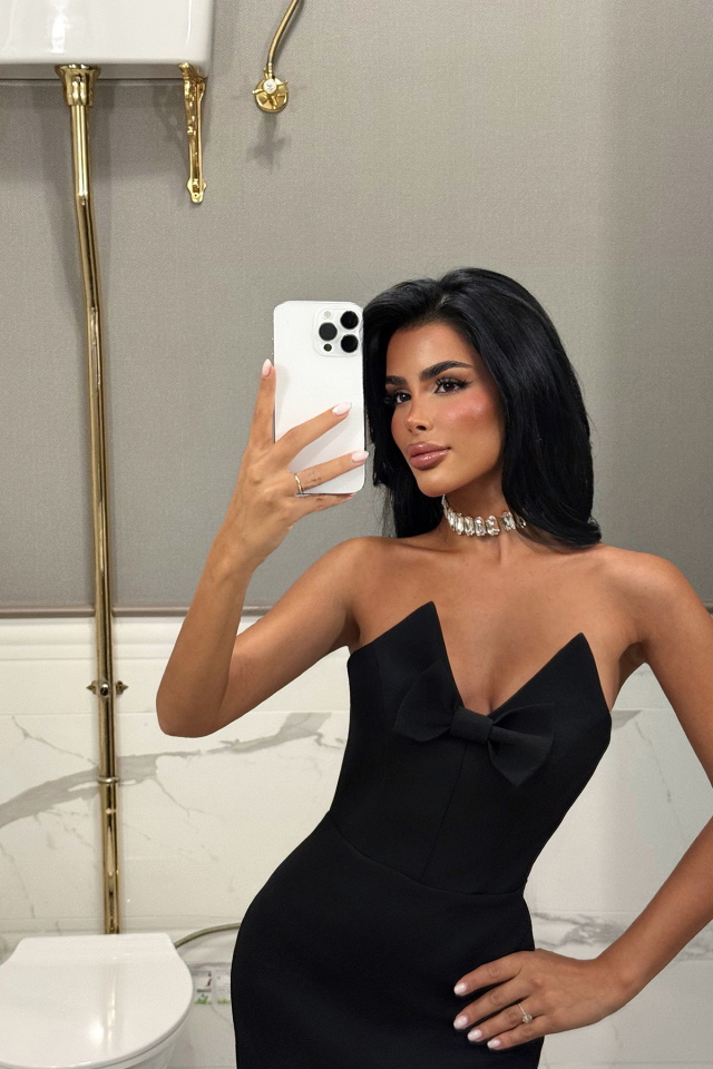 Laetitia Fiyonk Detaylı Elbise ATE-3927 - 6