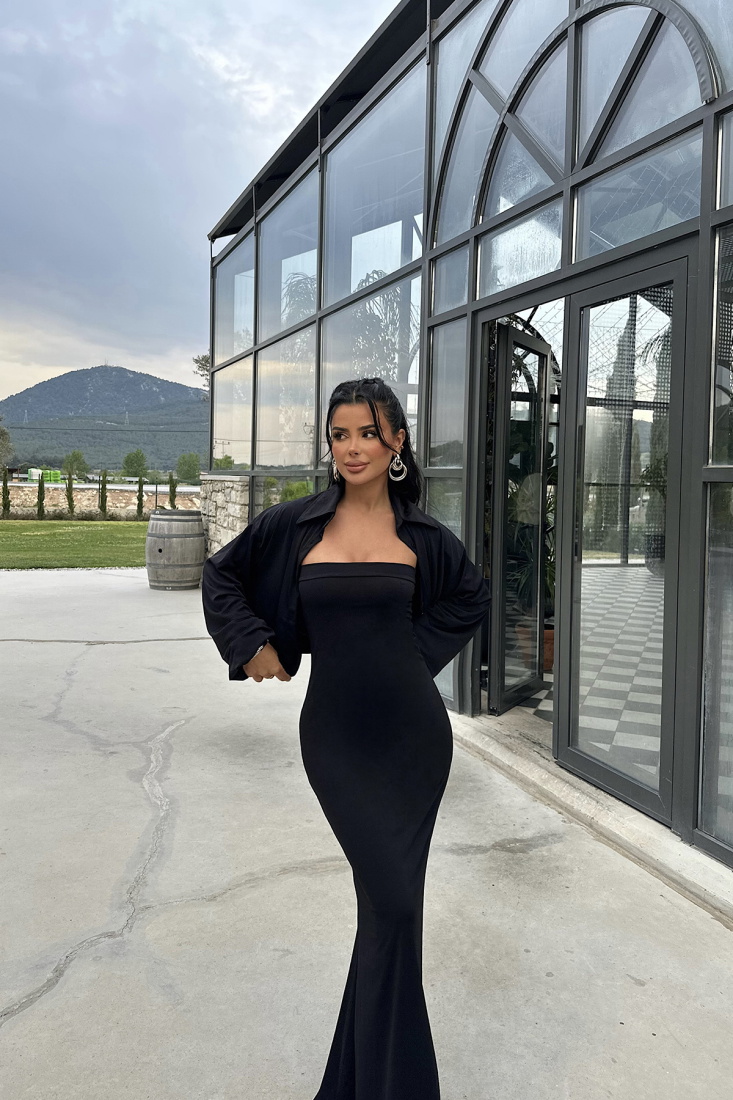 Alicia Elbise Üzeri Gömlek Takım ATE-1010 - EYYO