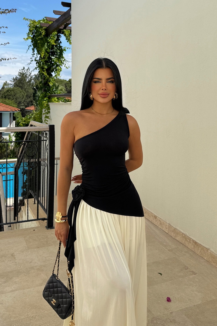 Siyah Rose Bluz ATE-1089 - EYYO