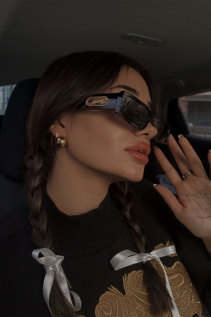 Siyah Kalın Çerçeveli Gözlük ATE3254 - EYYO