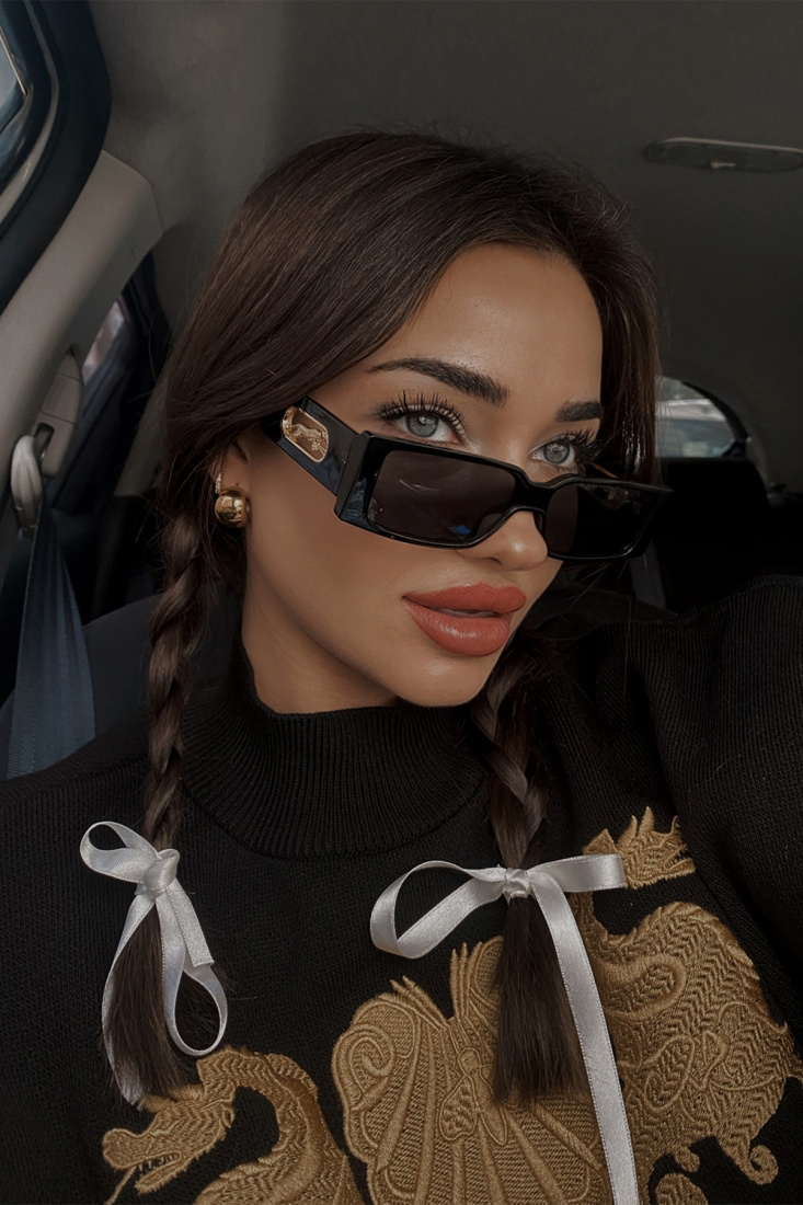 Siyah Kalın Çerçeveli Gözlük ATE3254 - EYYO