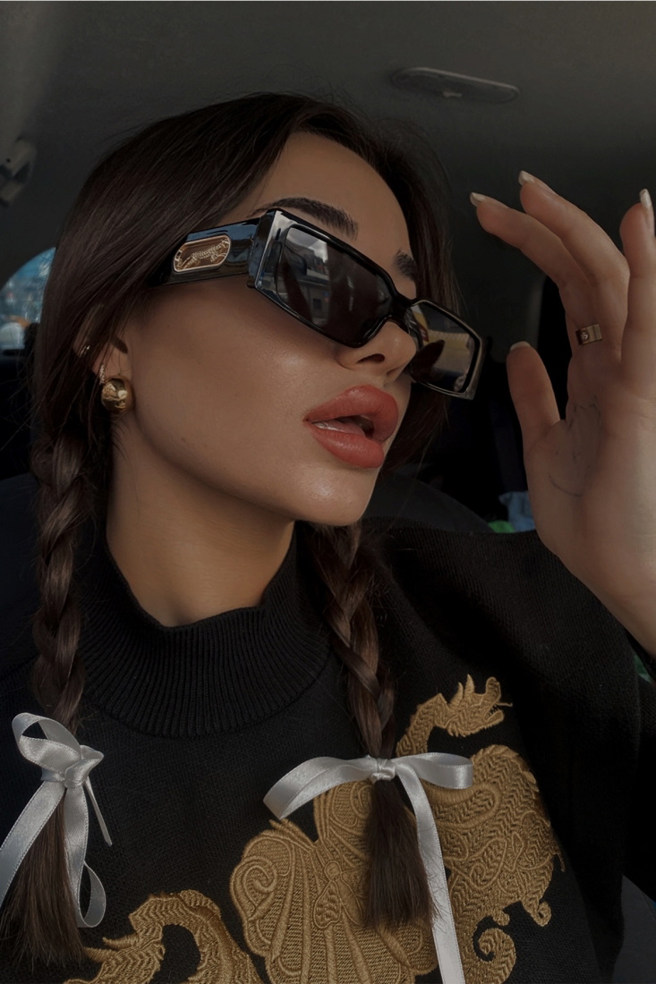 Siyah Kalın Çerçeveli Gözlük ATE3254 - EYYO