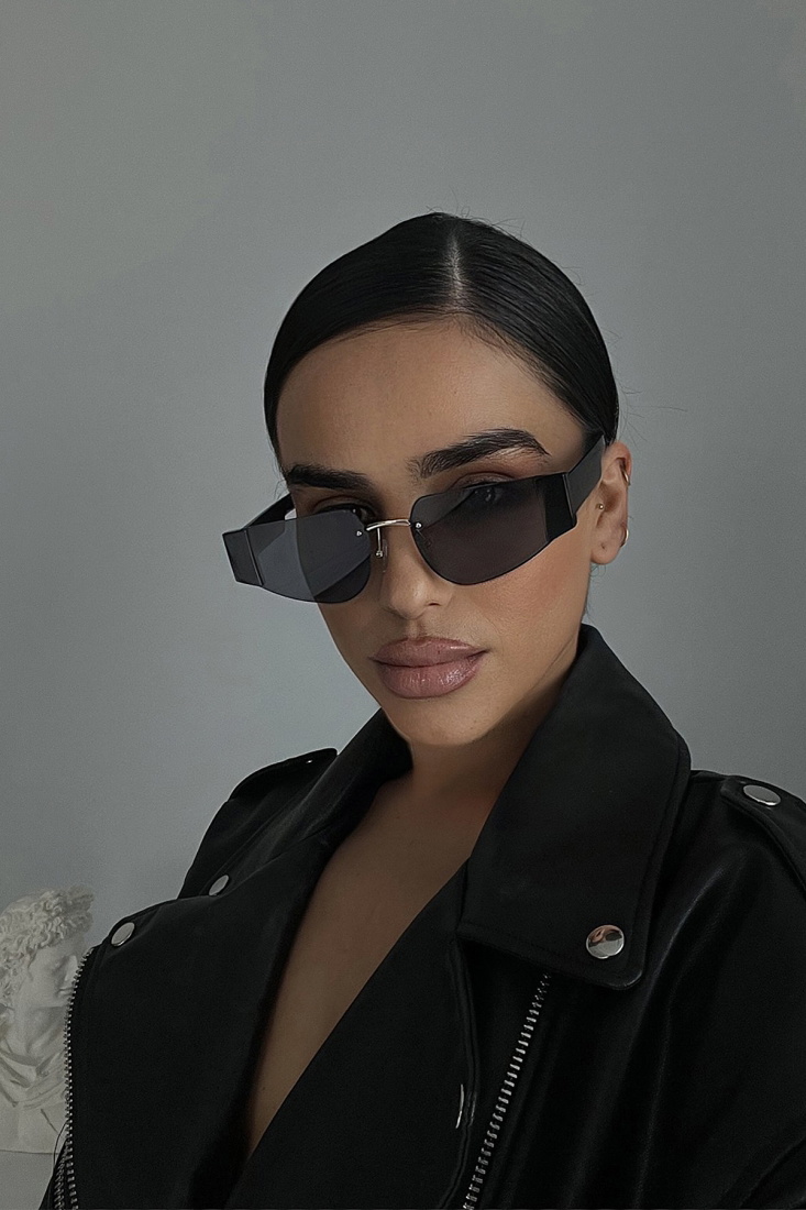 Siyah Kalın Çerçeveli Gözlük ATE3309 - 