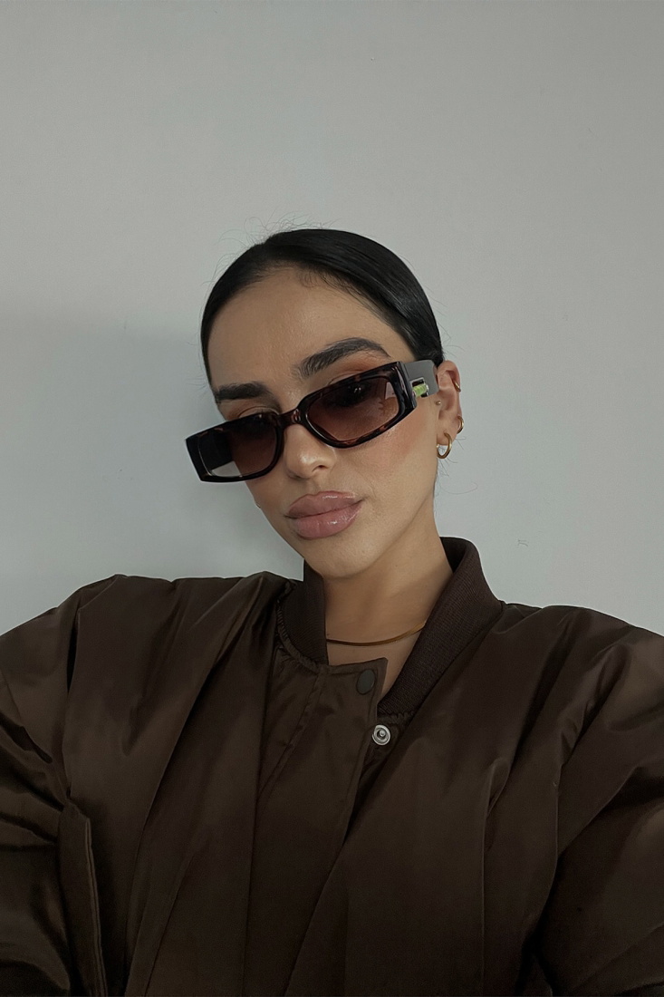 Siyah Kalın Çerçeveli Gözlük ATE3313 - 