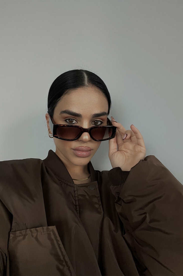 Siyah Kalın Çerçeveli Gözlük ATE3313 - 