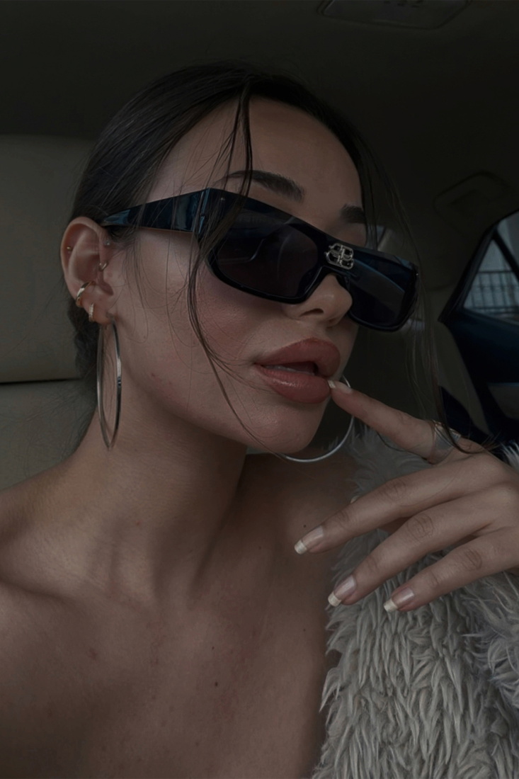 Siyah Kalın Çerçeveli Gözlük ATE3569 - 