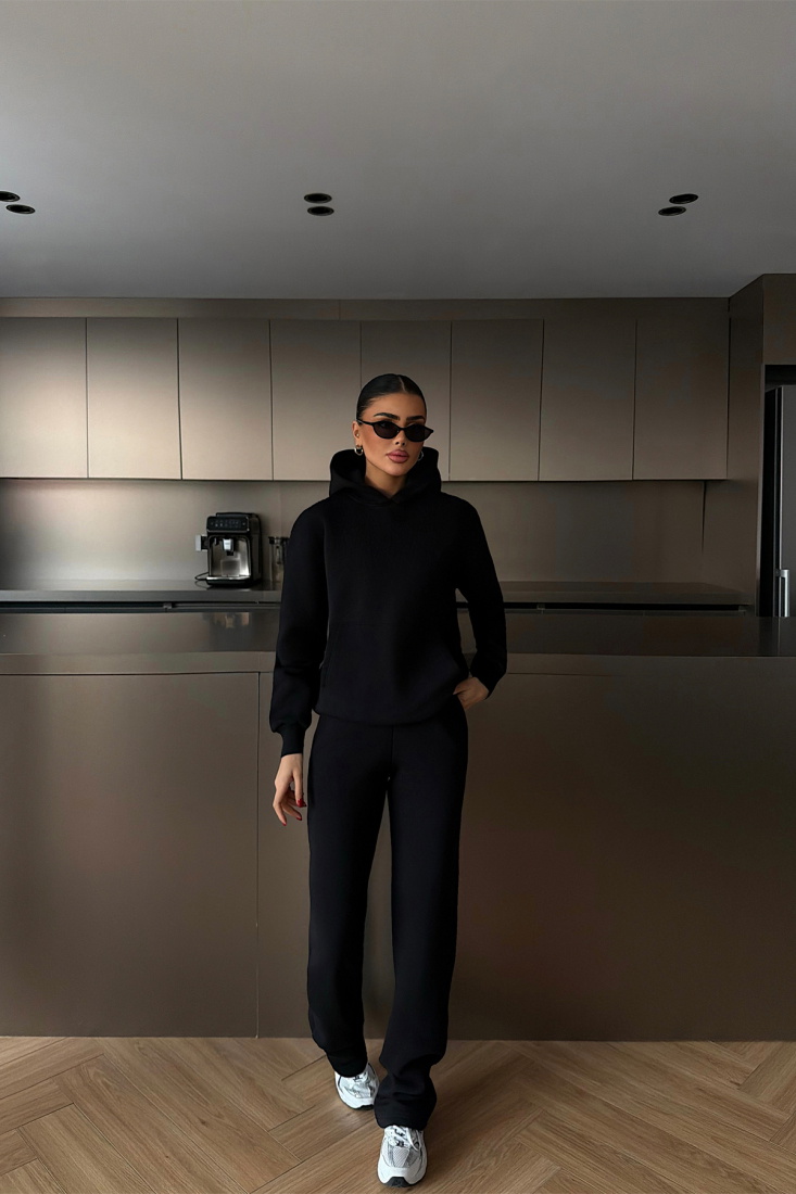 Siyah Vanilly Eşofman Takımı ATE-4392 - EYYO