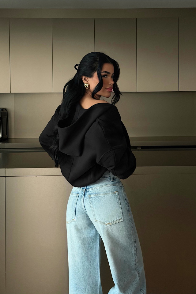 Siyah Madisyn Hırka ATE-2344 - 4