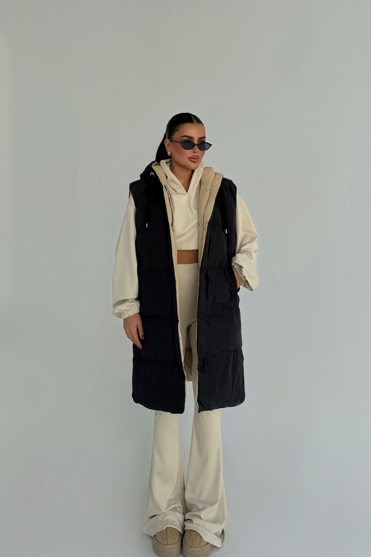 Siyah Luiszy şişme yelek ATE-3806 - EYYO