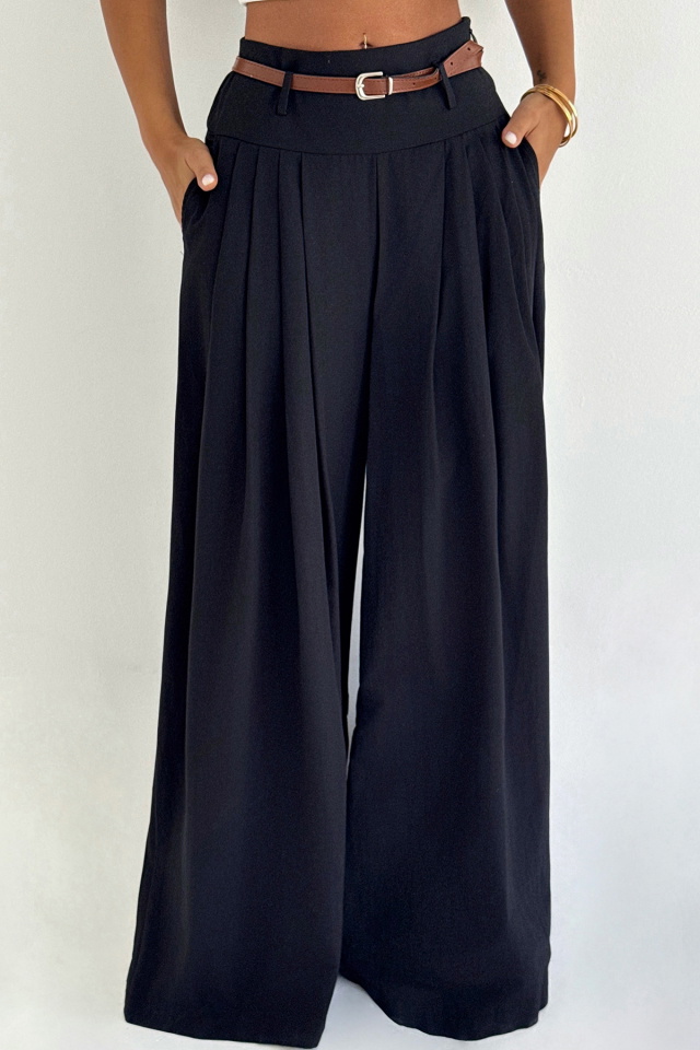 Siyah Merian Pantolon