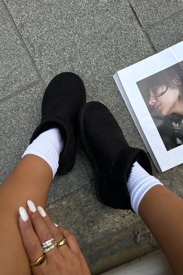 Siyah Kısa ugg ATE-0057 - 4