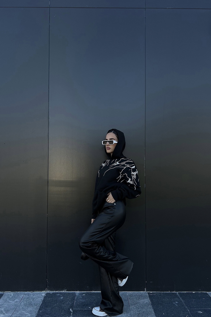 Siyah Lightning Sweat ATE2191 - EYYO