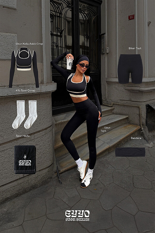 Siyah Nova 6'lı Set ATE-6164 -