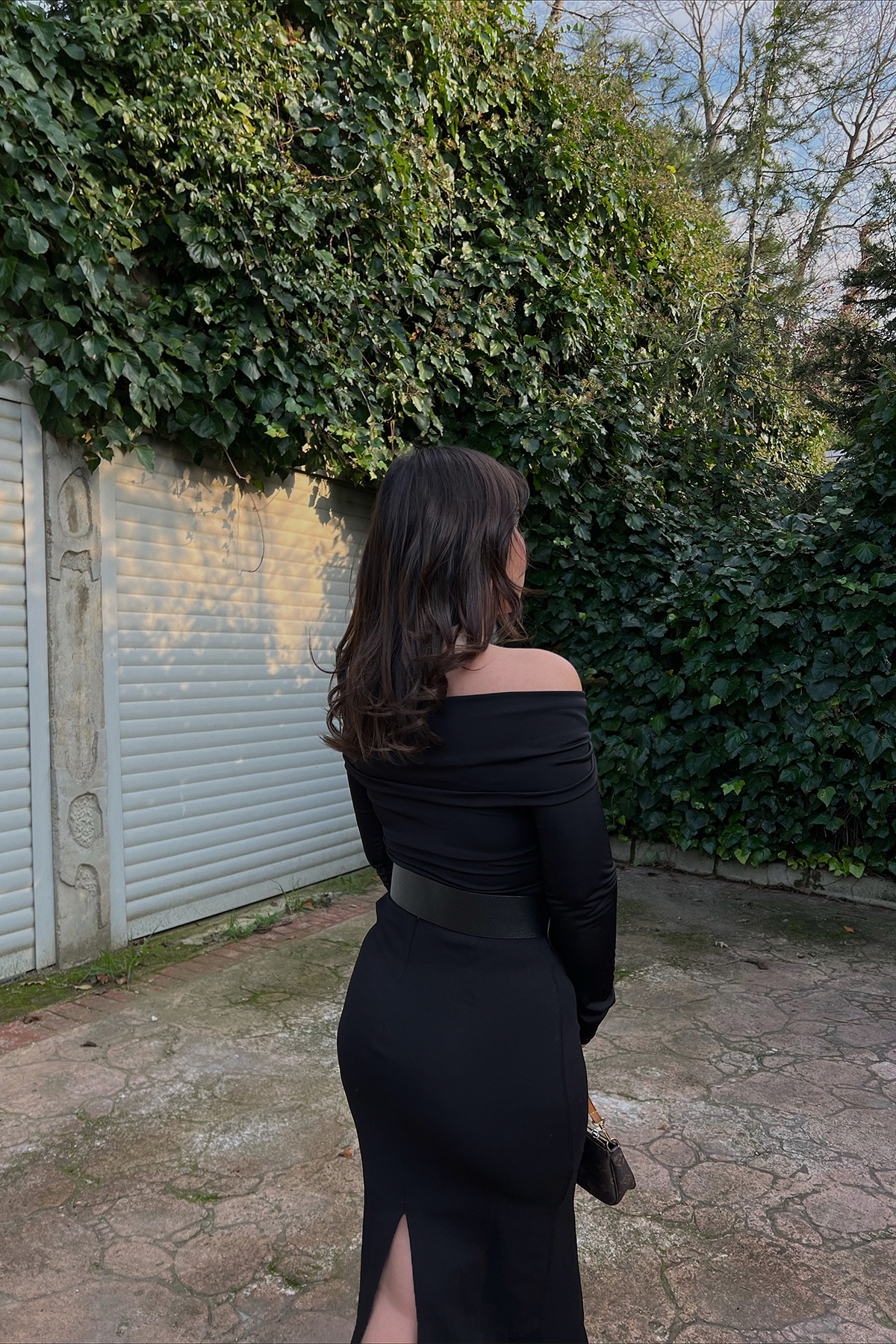 Siyah Önü Büzgülü Bodysuit - 2
