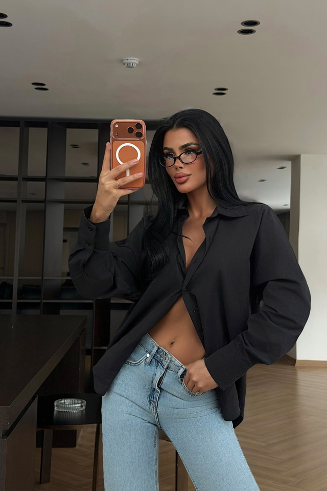 Siyah Ambrosia Gömlek ATE-2088 