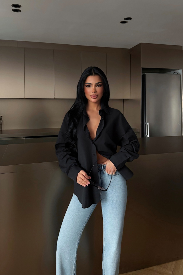 Siyah Ambrosia Gömlek ATE-2088 - 3