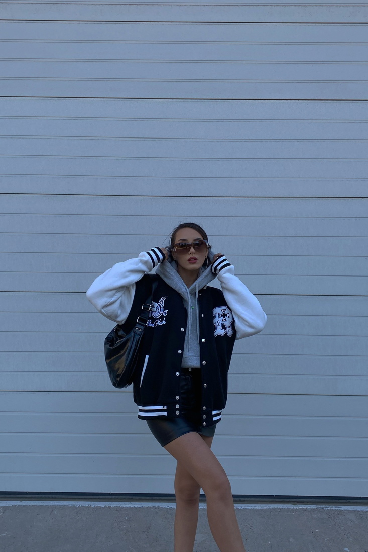 Siyah Önü Düğmeli Kolej Ceket ATE2198 - EYYO