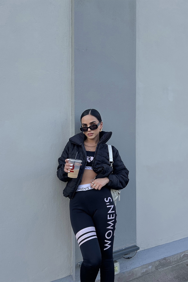 Siyah Önü Fermuarlı Mont ATE2391 - EYYO