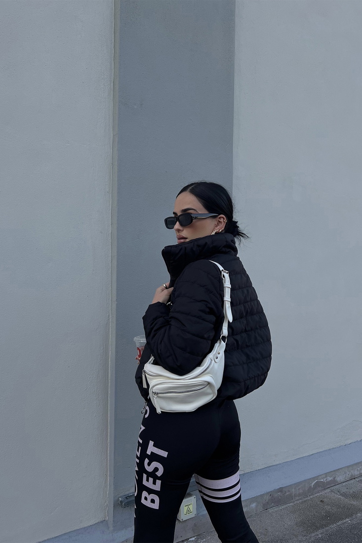 Siyah Önü Fermuarlı Mont ATE2391 - EYYO