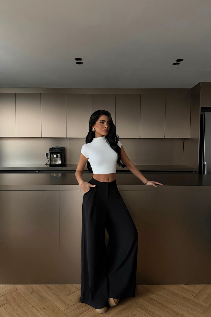 Siyah Biasy Pantolon ATE-2560 - EYYO