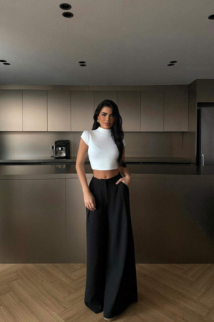 Siyah Biasy Pantolon ATE-2560 - EYYO