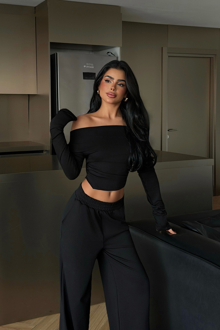 Siyah Allona Takım ATE-4521 - EYYO