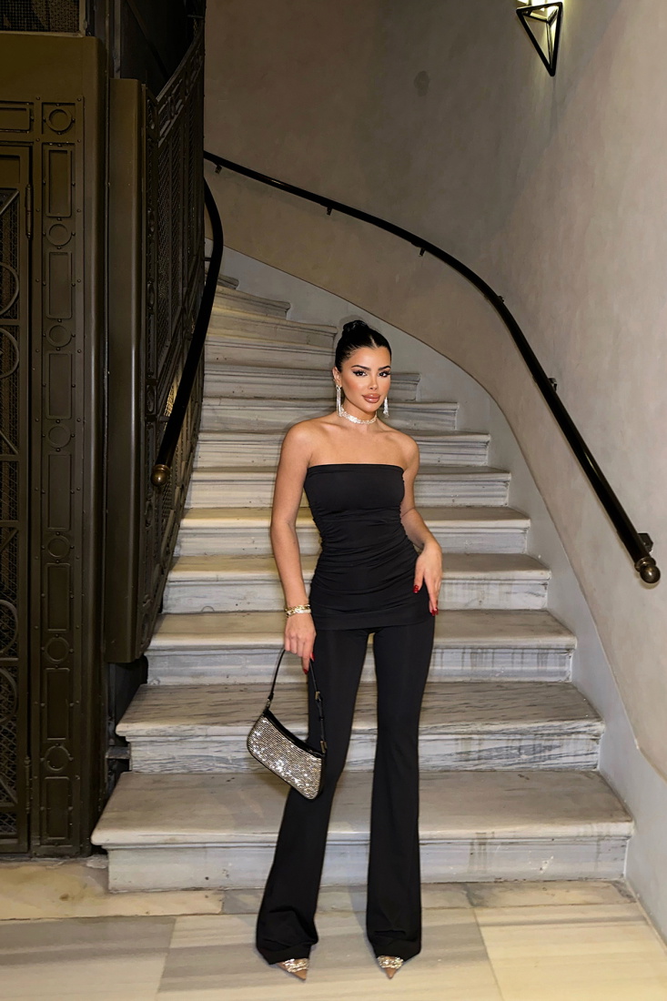 Siyah Pantolonlu Takım ATE-0542 - BİROL ATÖLYE