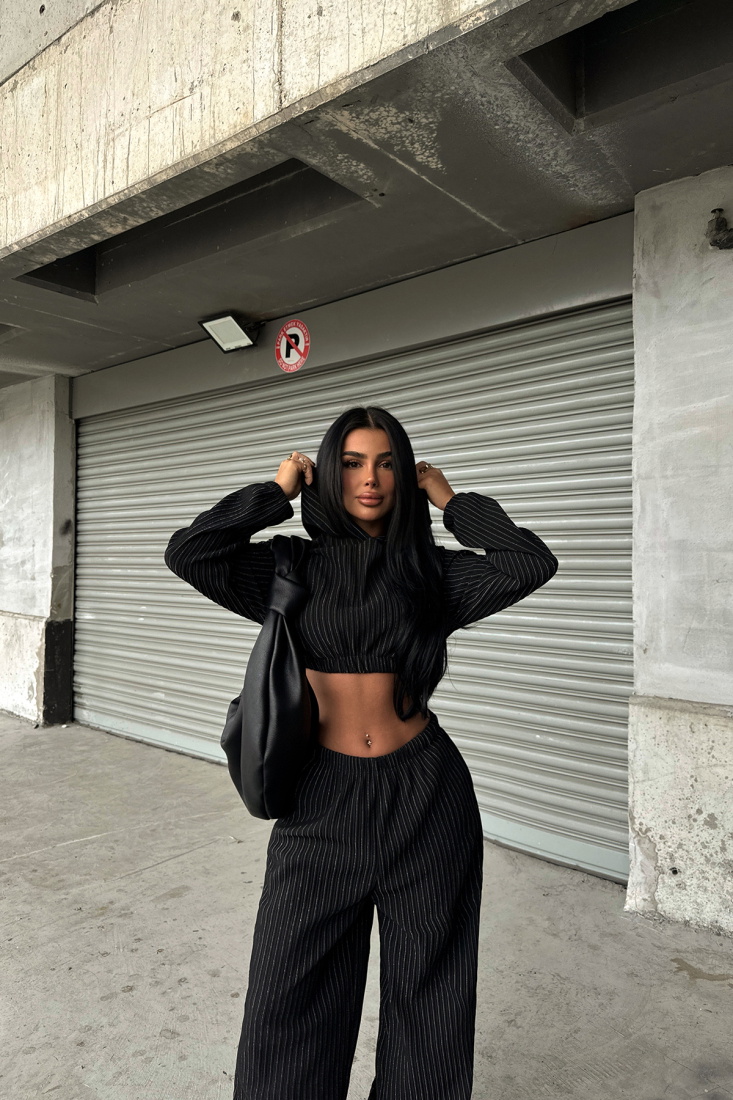 Siyah Lai Parıltılı Takım ATE-1881 - EYYO