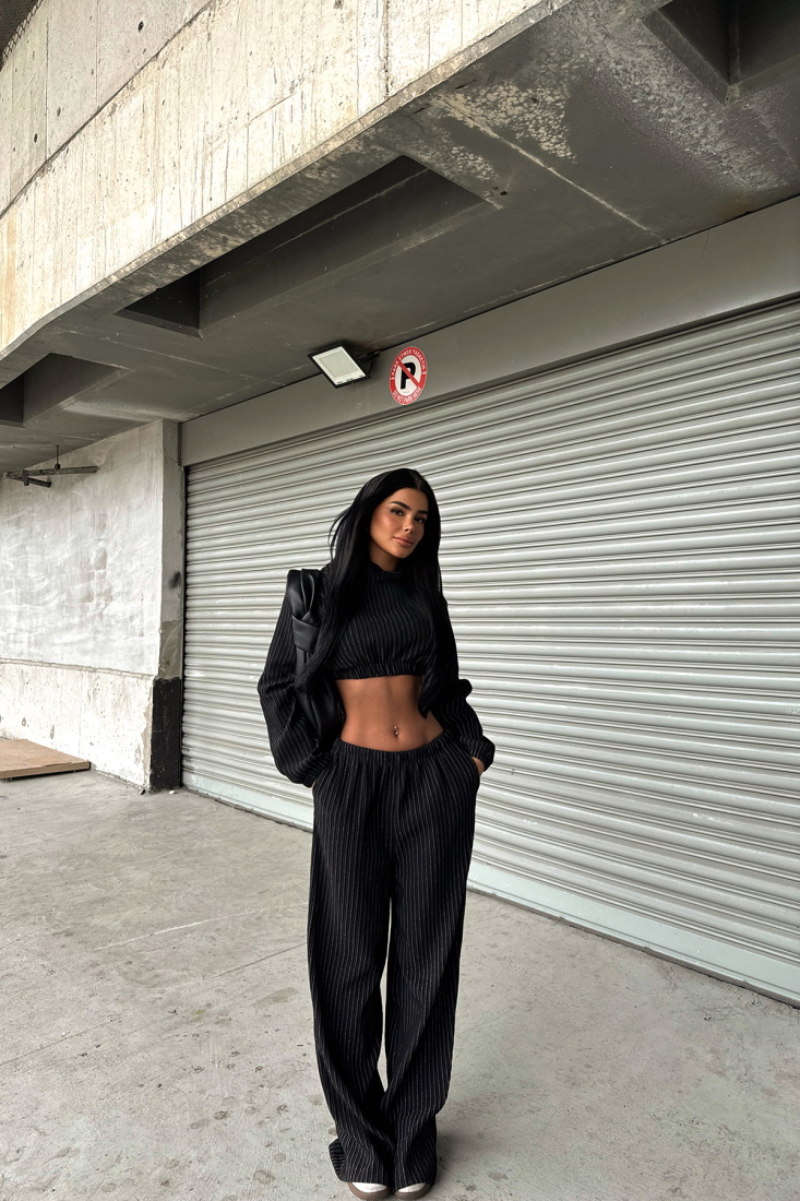 Siyah Lai Parıltılı Takım ATE-1881 - EYYO