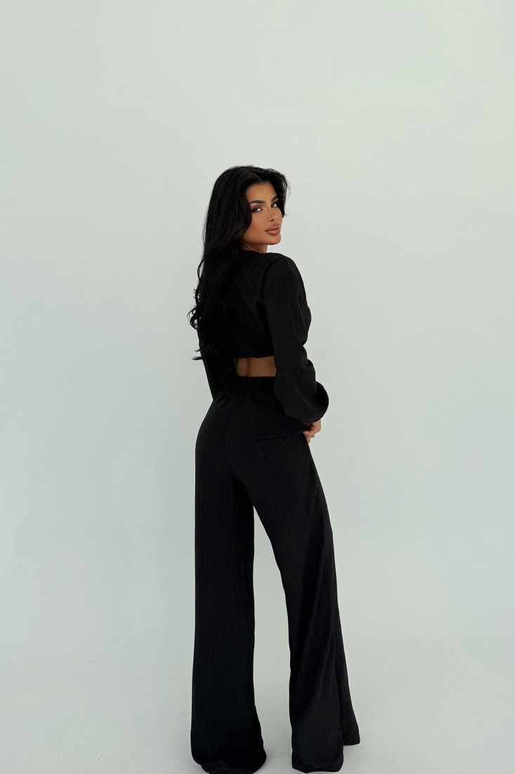 Siyah Adelina Bağlamalı Takım ATE-2792 - EYYO