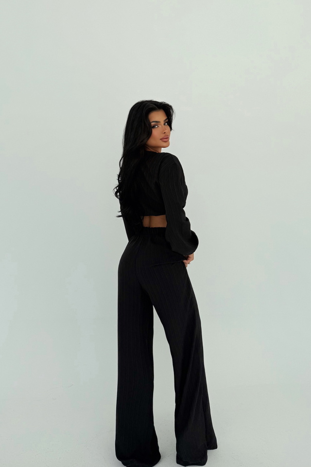 Siyah Adelina Bağlamalı Takım ATE-2792 - 3