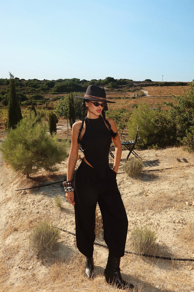 Siyah Pebble Takım ATE-3557 