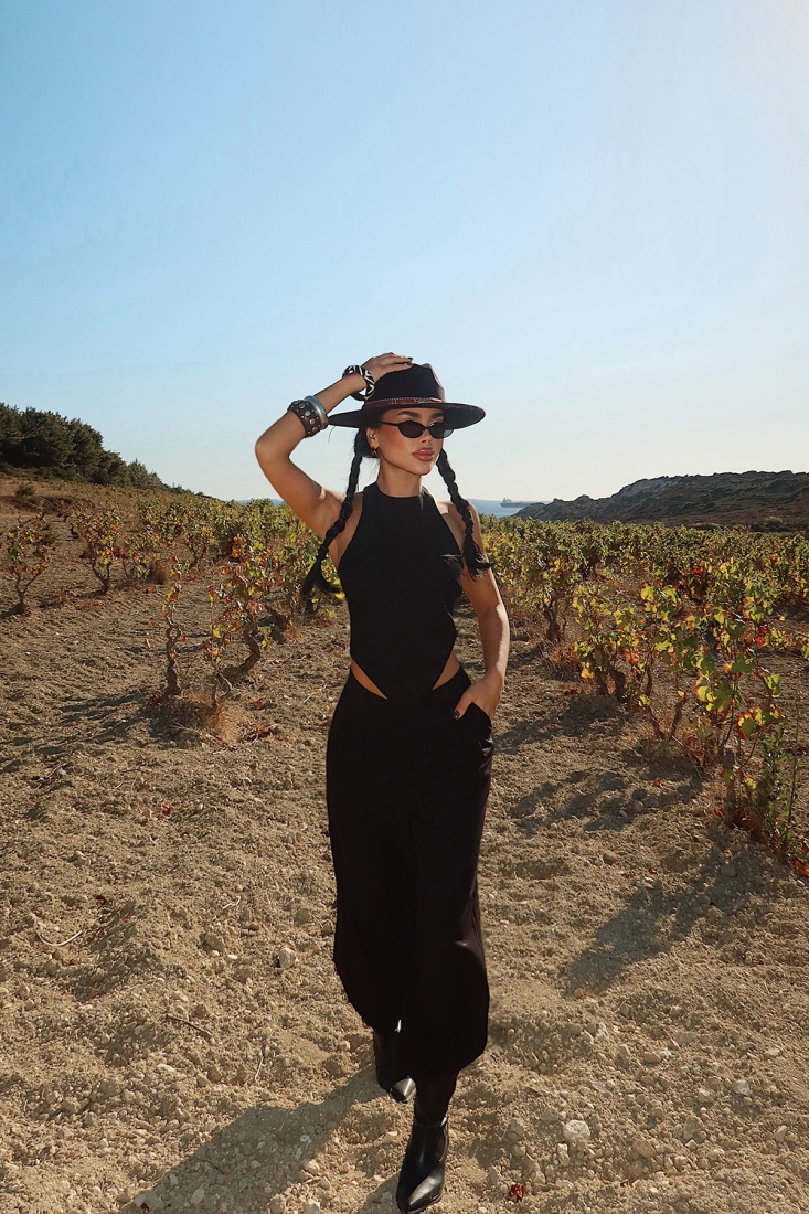 Siyah Pebble Takım ATE-3557 - EYYO