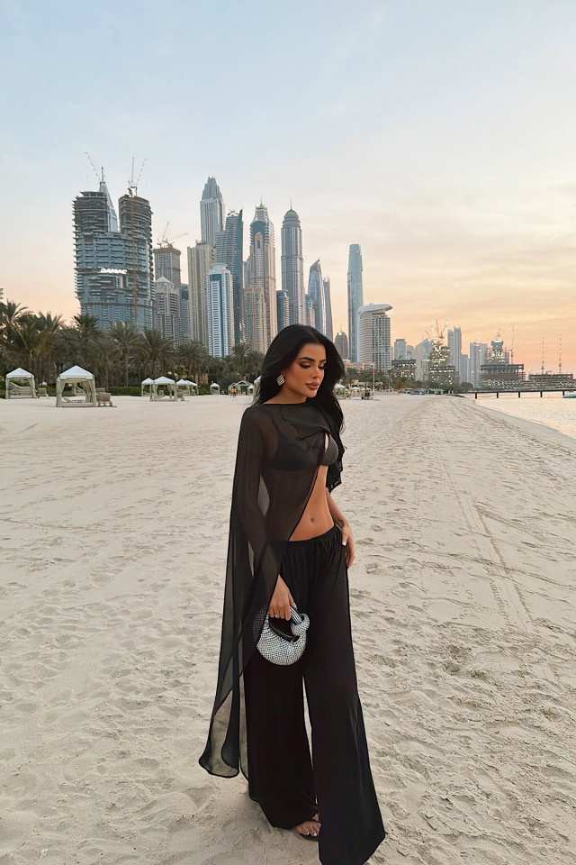 Mariah şifon transparan bluz ATE-4887 - 4