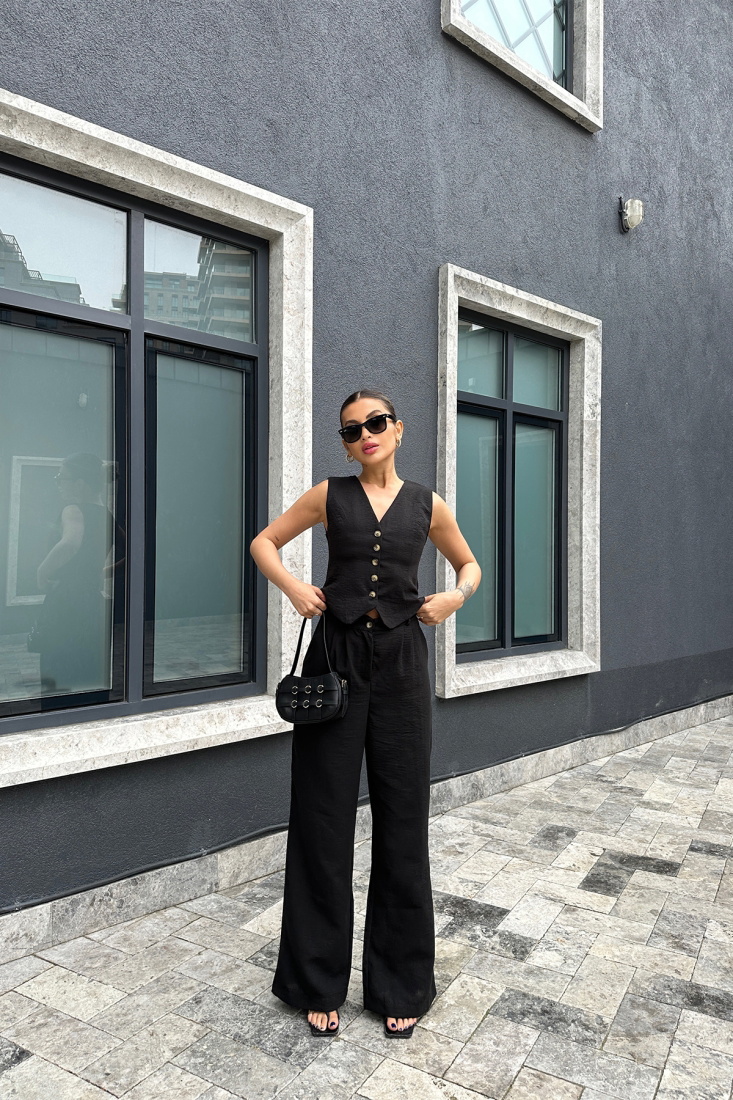 Siyah Pantolonlu Takım ATE5091 - SOBE