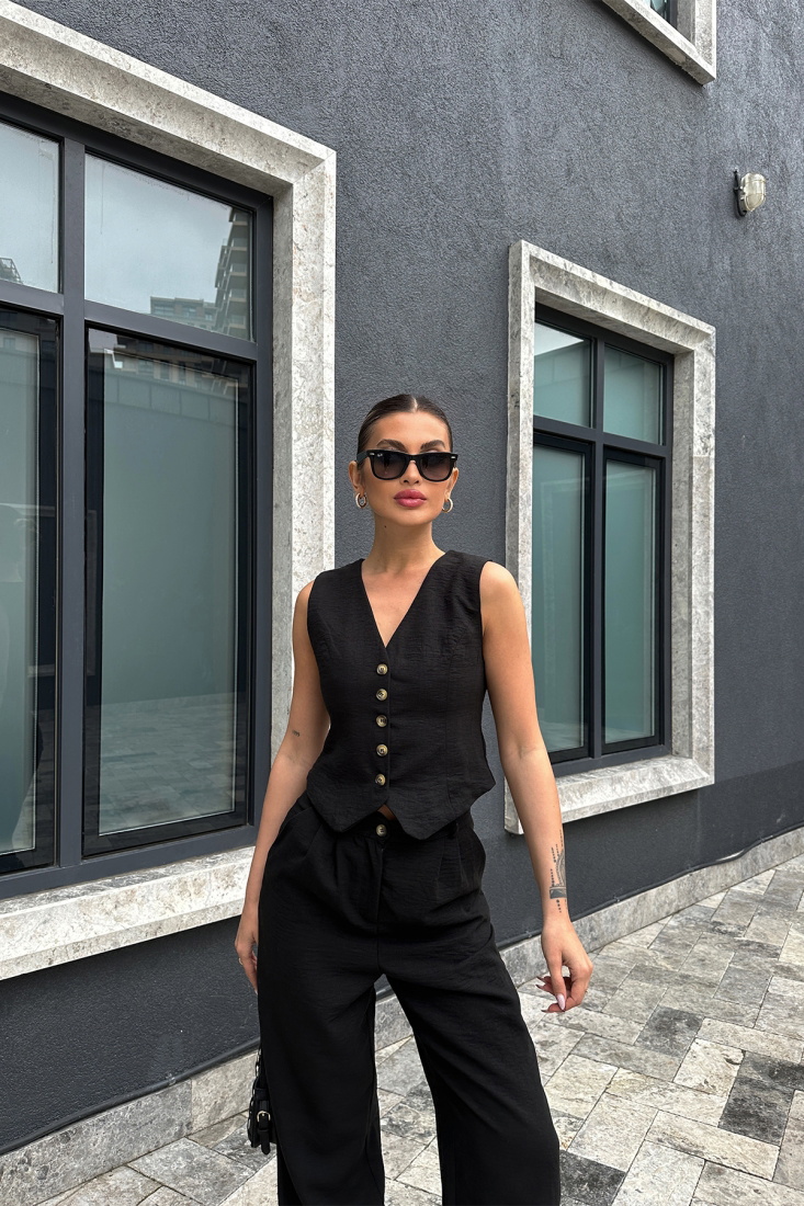 Siyah Pantolonlu Takım ATE5091 - SOBE