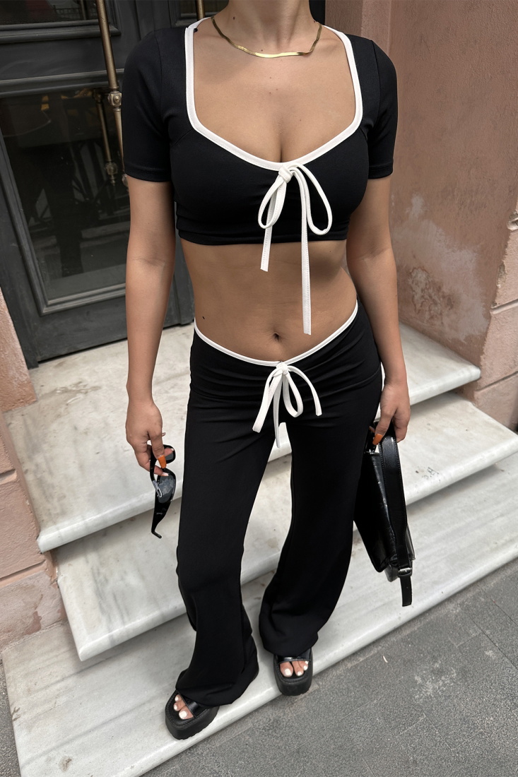 Siyah Pantolonlu Takım ATE7434 - BİROL ATÖLYE