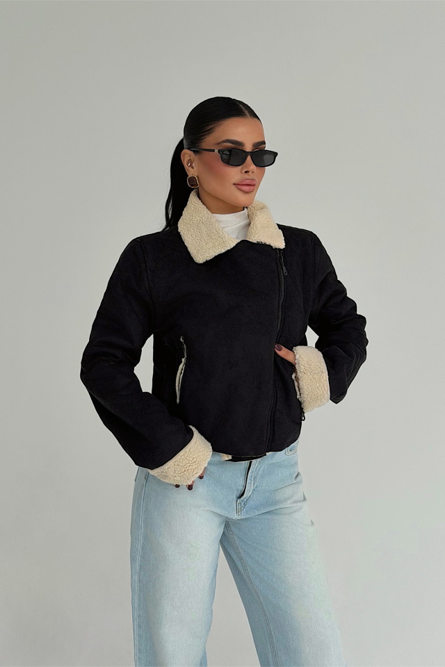 Siyah Laurent Ceket ATE-3795 