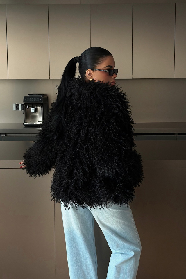 Siyah Mayfair kürk ATE-4321 - 4