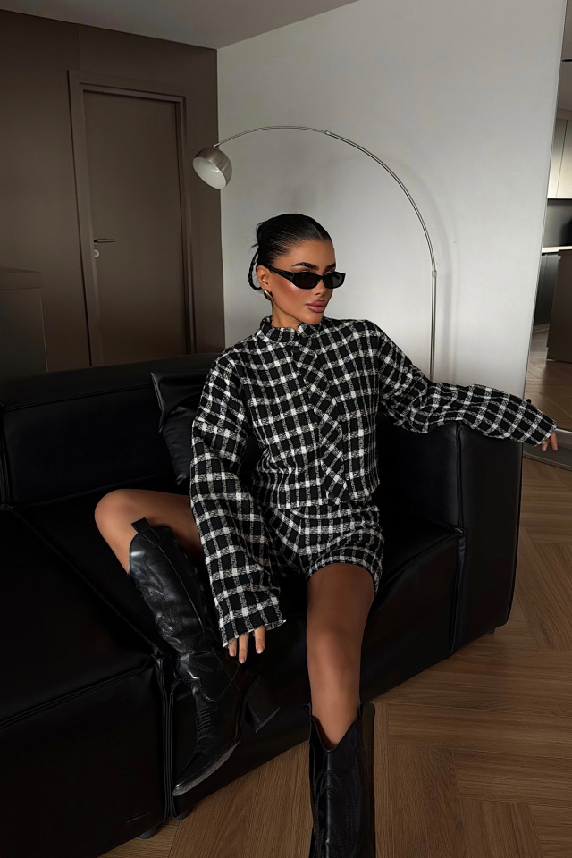 Sloanna şort ceket takım ATE-4224 - 3