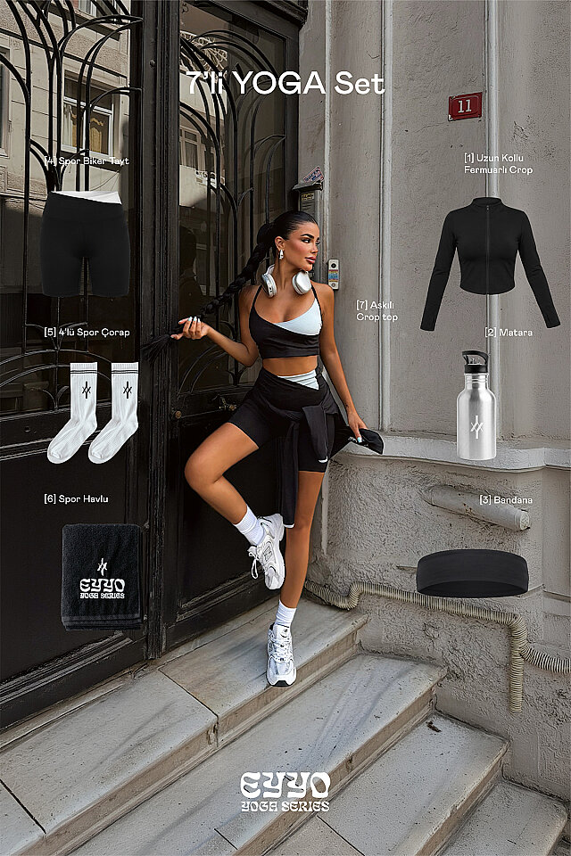 Siyah Pulse 7 Li Yoga Set -