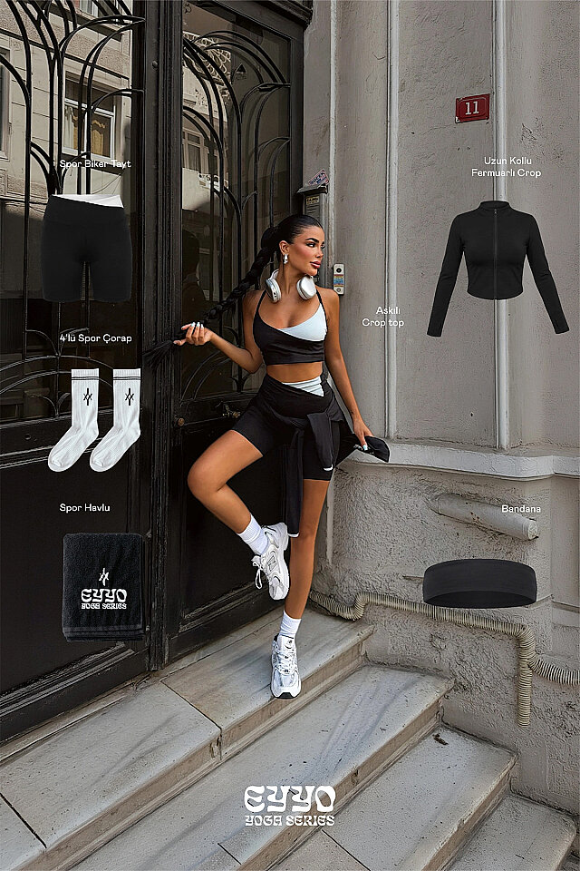 Siyah Pulse 6 Lı Yoga Set