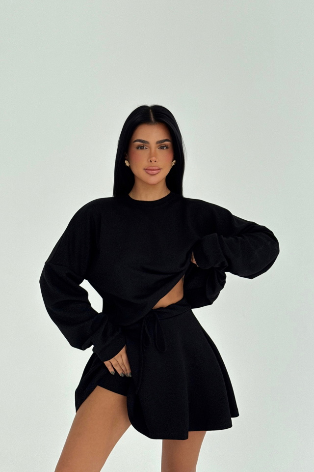Siyah Şortlu Takım ATE-3598 - 2
