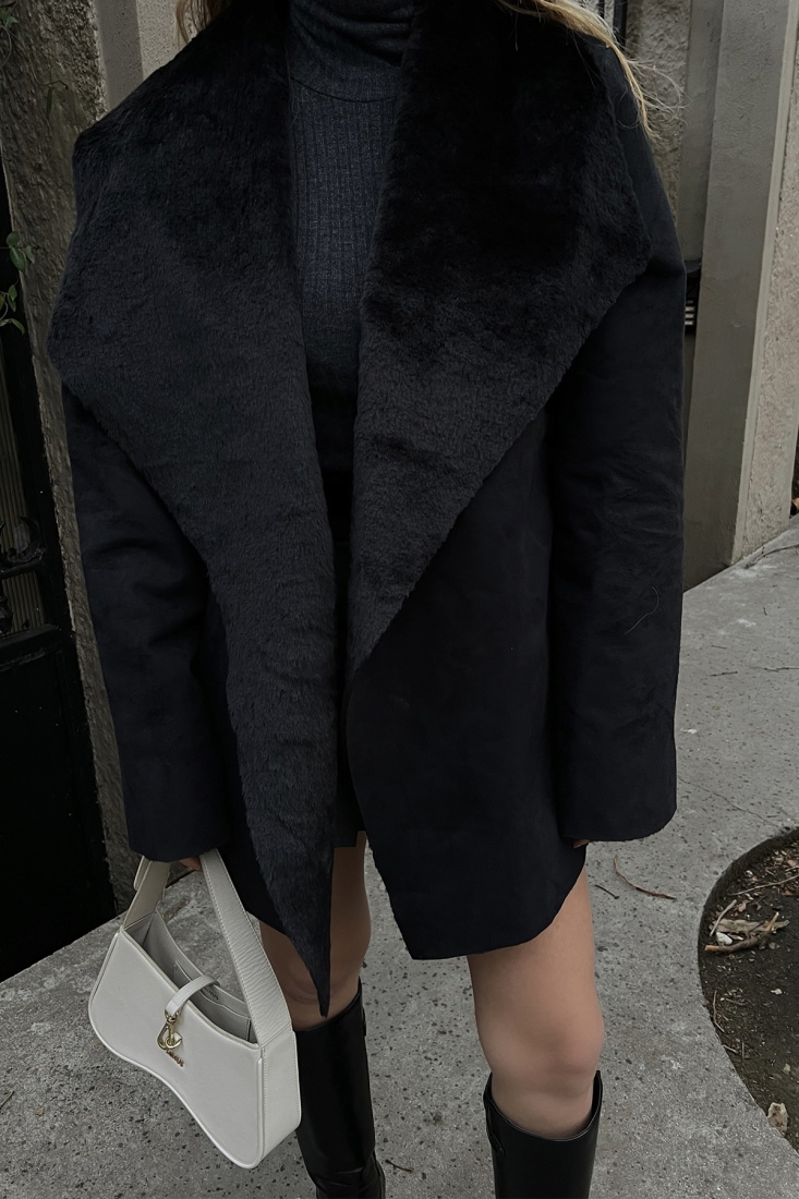 Siyah Suet Kaban ATE2994 - EYYO